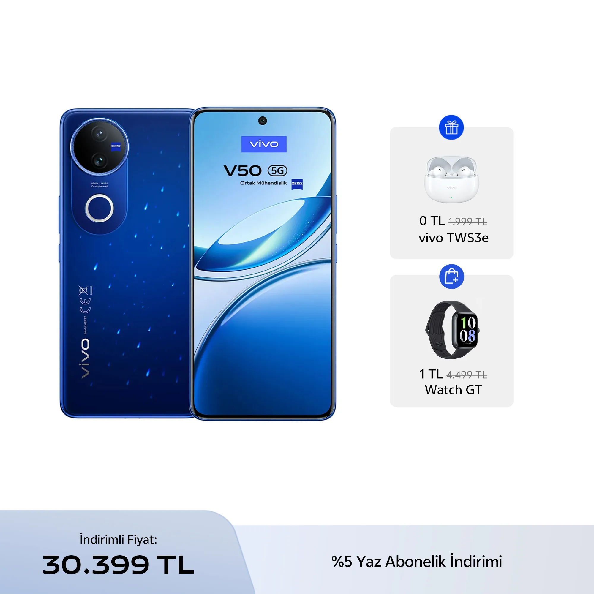 vivo V50 5G 256 GB 12 GB Ram