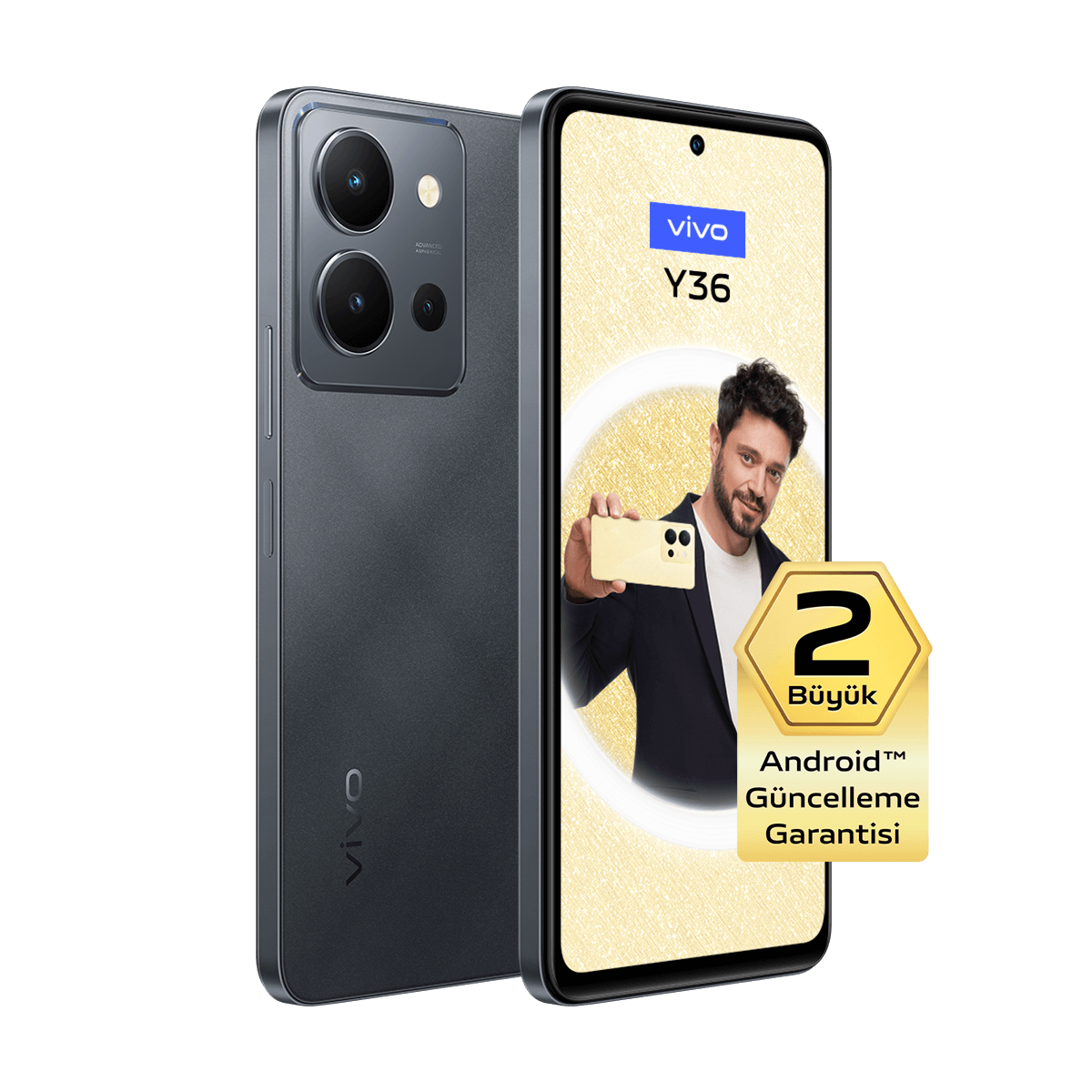 vivo Y36 Meteor Siyahı 8GB+128GB_2