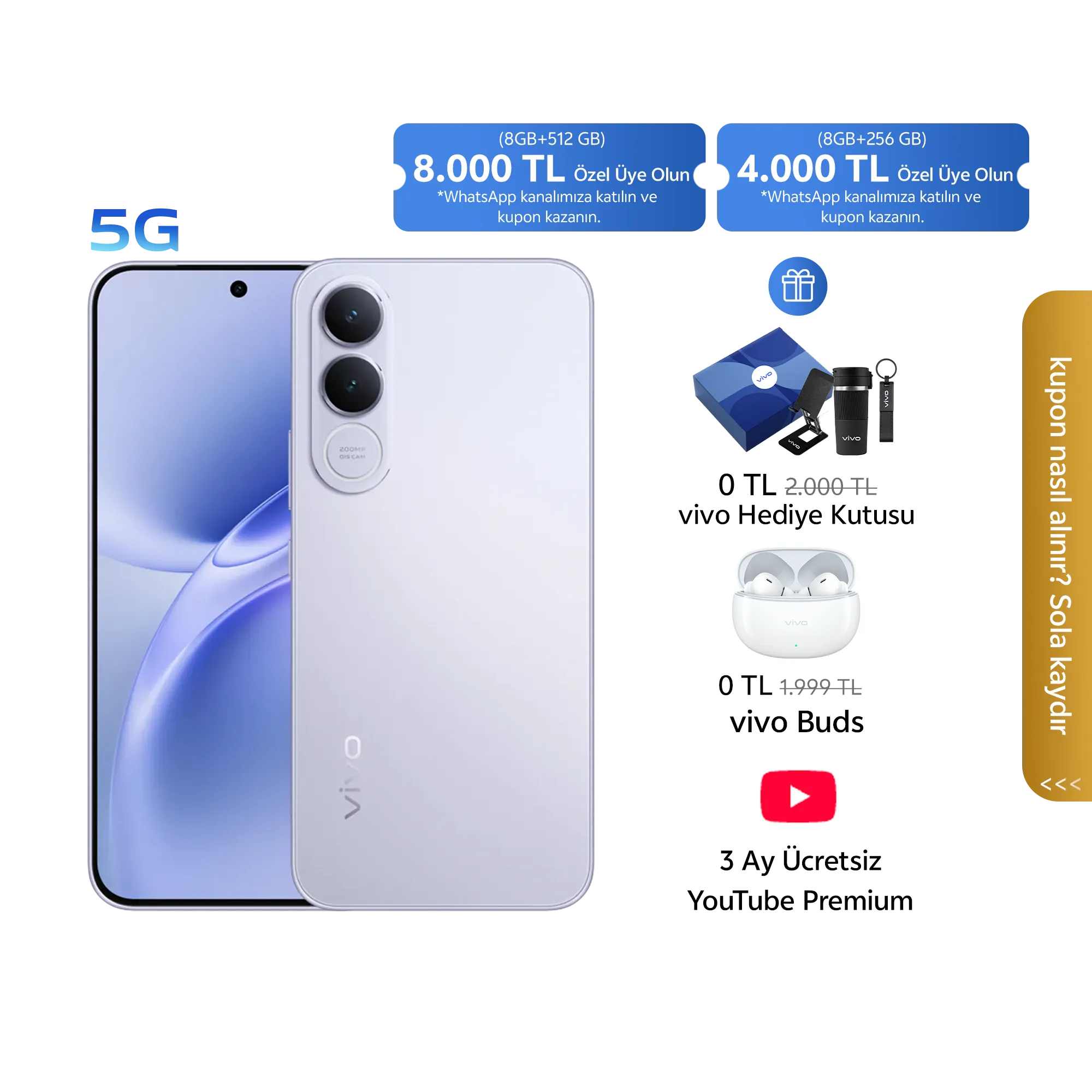 Titanyum Gümüş 8GB/512GB