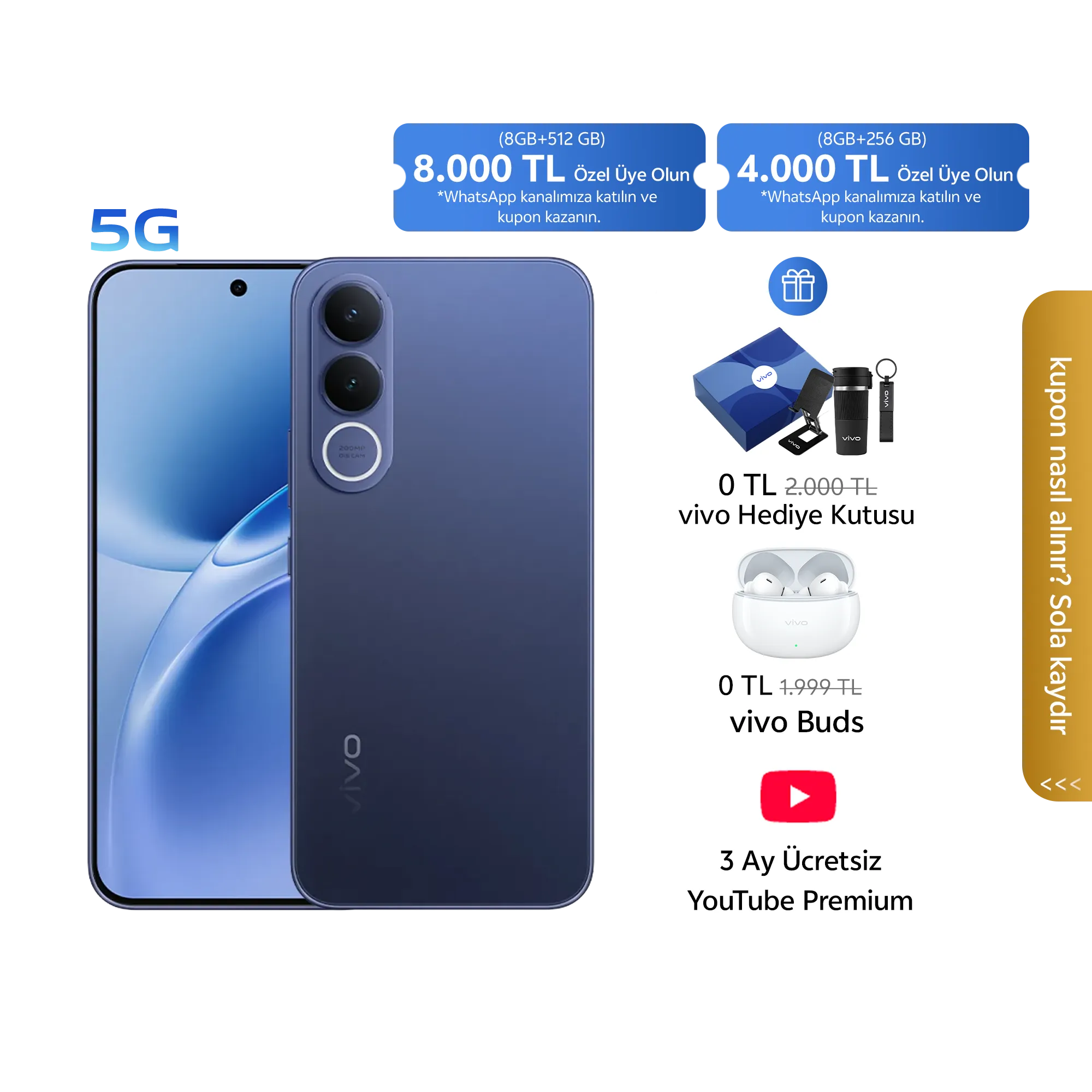Okyanus Mavisi 8GB/256GB