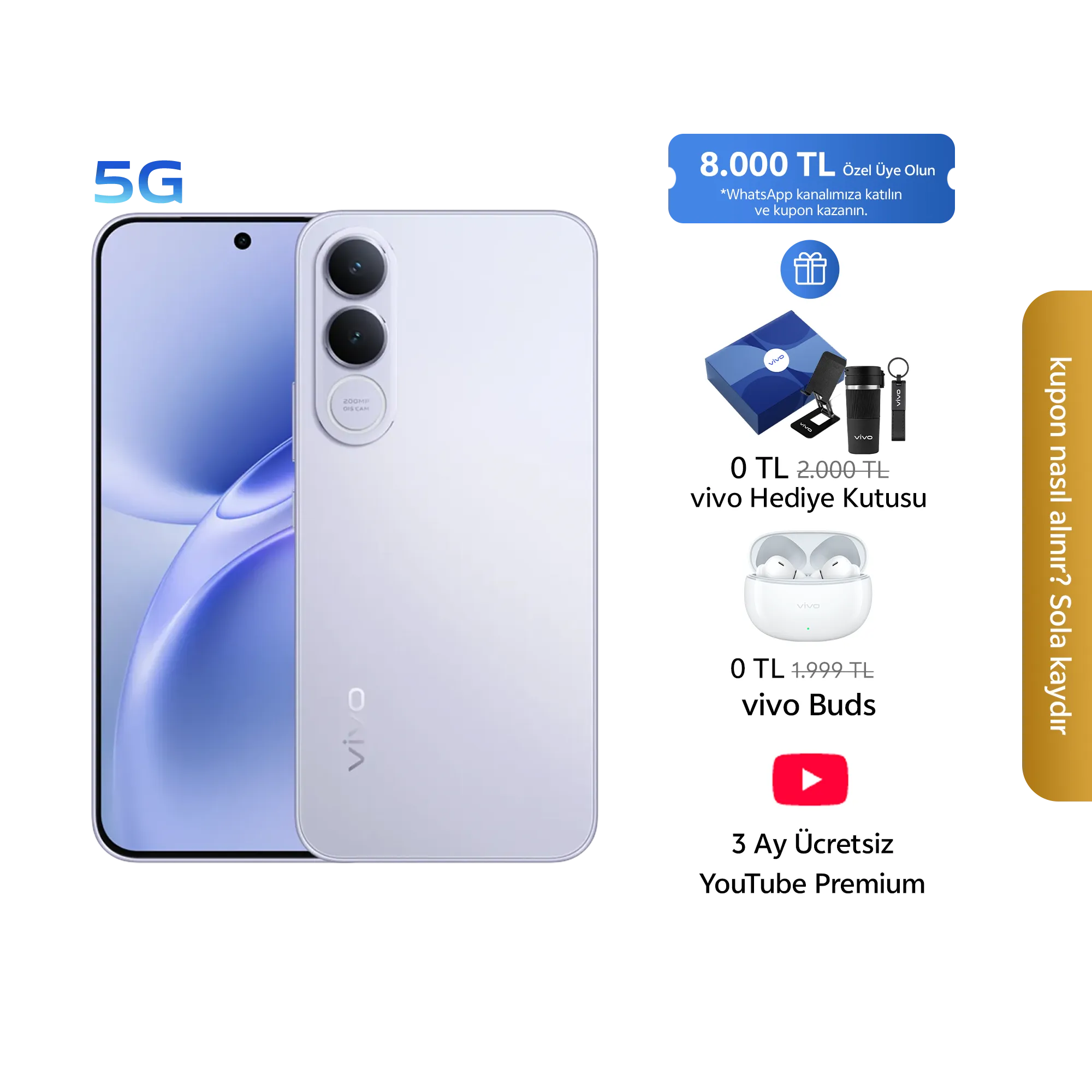 Titanyum Gümüş 8GB/512GB
