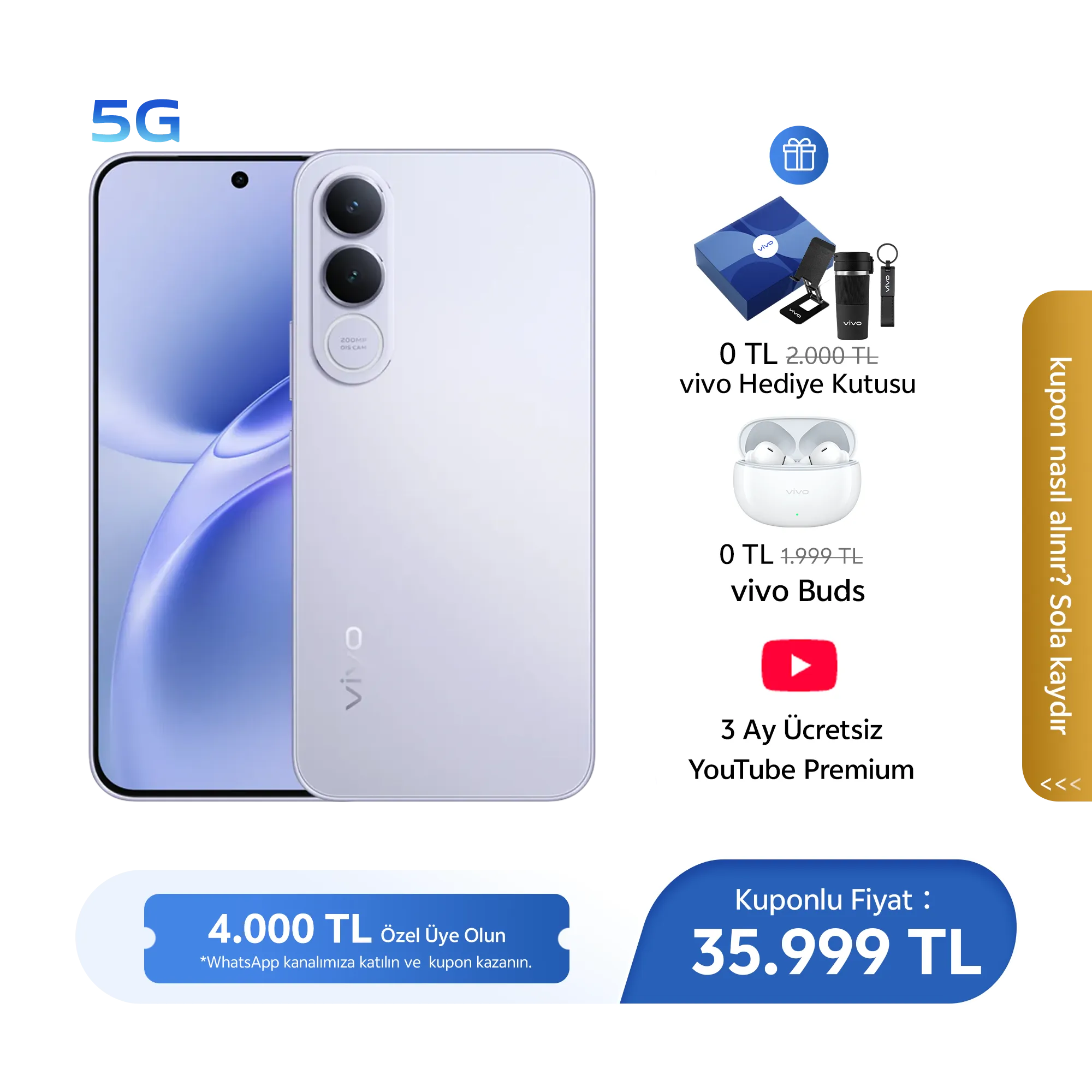 Titanyum Gümüş 8GB/256GB
